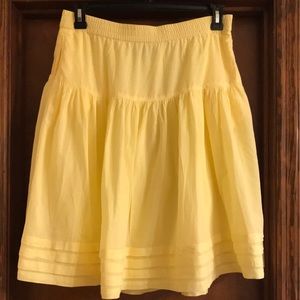 Gap sunny yellow skirt